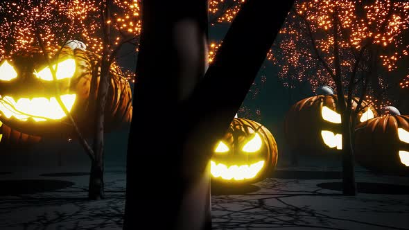 Halloween Scary Grove 4k alt