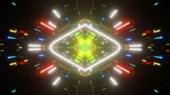 Kaleidoscope video background for VJ