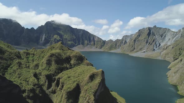 Crater Lake Pinatubo Philippines Luzon