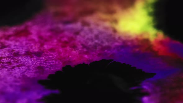 Ink Stain Background Color Splash Purple Black Mix