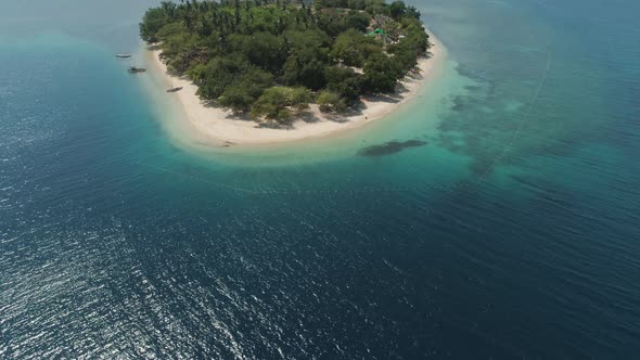 Tropical Island Putipot with Beach