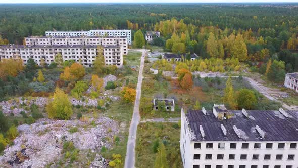 Super Secret Soviet Abandoned Military Ghost Town Irbene in Latvia. 