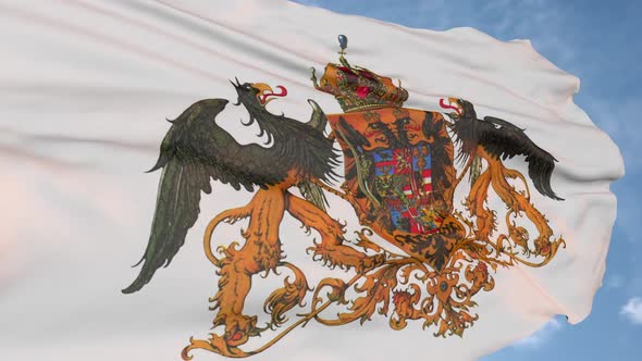 Eagle is the flag of Austria Hungary of the past.