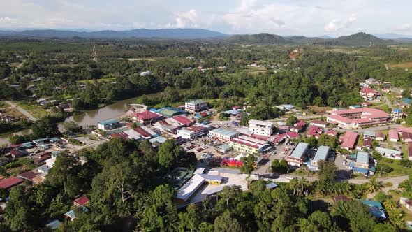 The Towns of Sarawak, Borneo, Malaysia