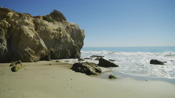 Rock formation on El Matador State Beach