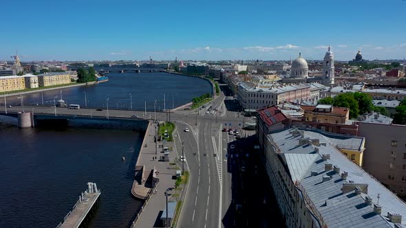 Saint-Petersburg. Drone. View from a height. City. Architecture. Russia 84