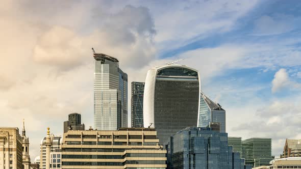 London Skyline at Sunset