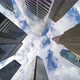 Financial District Office Building Lookup with Cloudy Sky Toronto - VideoHive Item for Sale