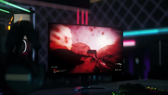 Soldier Character Gets Shot And Defeated By Enemies In Challenging War Game alt