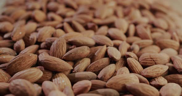 Dolly Shot Almonds are on the Table  Select Delicious Grains