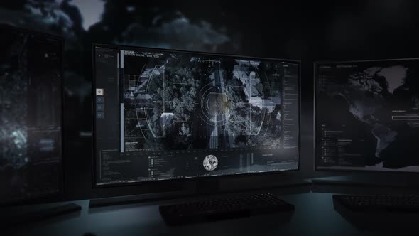 High Tech Spy Software Ui For Target Tracking Found Secret Mission Target alt