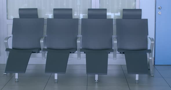 Armchairs for Boarding Passengers in Waiting Room of the Traffic Interchange