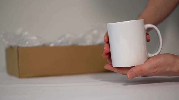 White Ceramic Mug