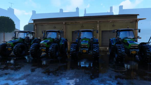 Modern Agricultural Tractors alt