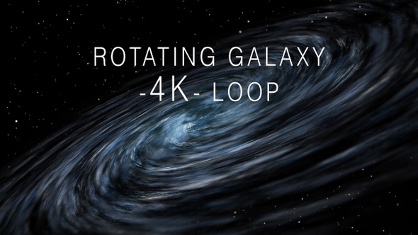 Rotating Galaxy 4K