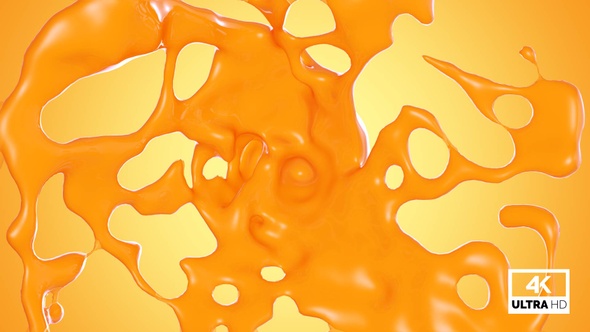 Swirling Splash Of Orange Juice alt