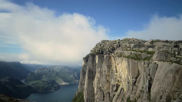 Pulpit Rock Preikestolen Beautiful Nature Norway