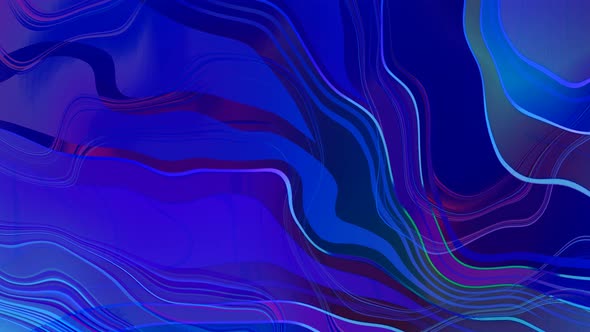 Blue Color Wavy Motion Background Animation
