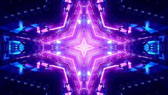 Vj Abstract Light Tunnel 4 K