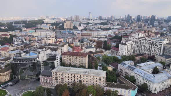 Kyiv, Ukraine Aerial View of the City. Kiev