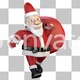 Santa Claus walking with bag v2 - VideoHive Item for Sale