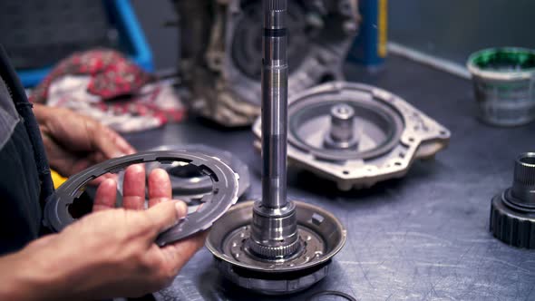 repair of automatic transmission of the car