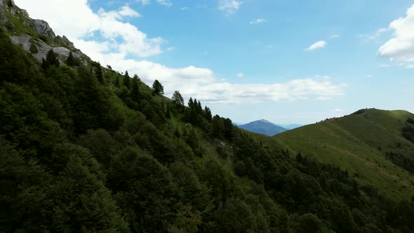 The Krn mountains in Slovenia are part of the Julian Alps in the north-western part of the country,