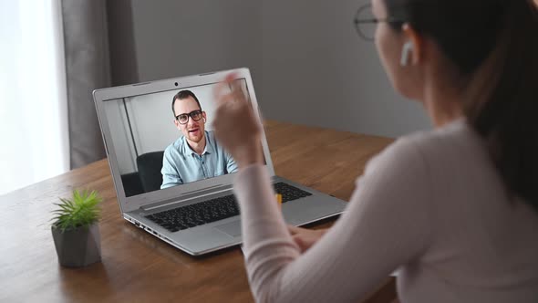 Virtual Video Conference on the Laptop