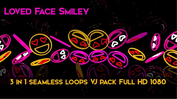 Loved Face Smiley VJ Loops