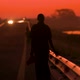 African Man On The Road At Dusk - VideoHive Item for Sale
