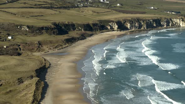 Whitepark Bay in County Antrim, Northern Ireland