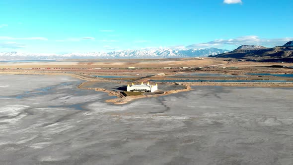 The Saltair Event Venue at the Great Salt Lake, Utah.