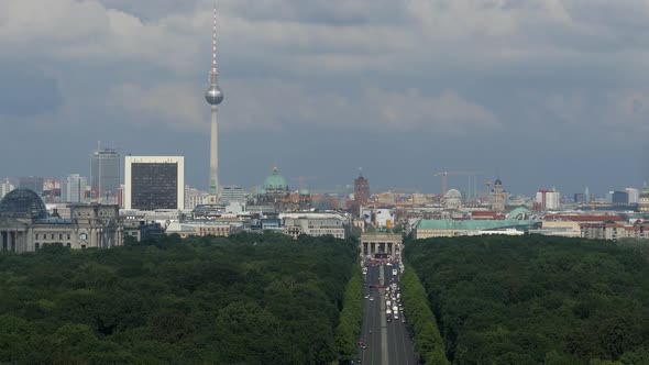 Berlin Cityscape - Cloudy Day - 02