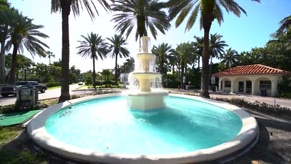 Decorative Outdoor Circular Water Fountain