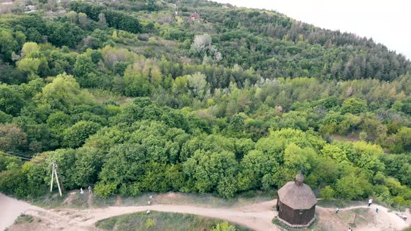 Aerial Nature View of Green Forest