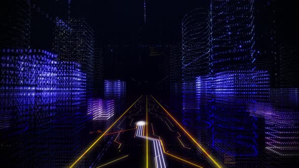 Connecting To Virtual Cyberspace With Codename Hologram Information On Display alt