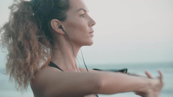 Woman Getting Ready fo Workout