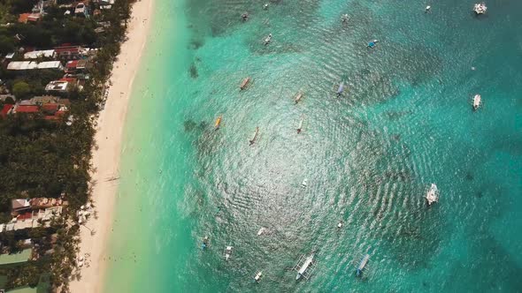 Tropical Beach with and Turquoise Sea