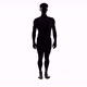 Naked Man Silhouette with Crossed Arms - VideoHive Item for Sale