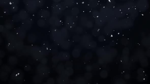 4K Seamless Looped Snow fall background, snow falling animation with green screen