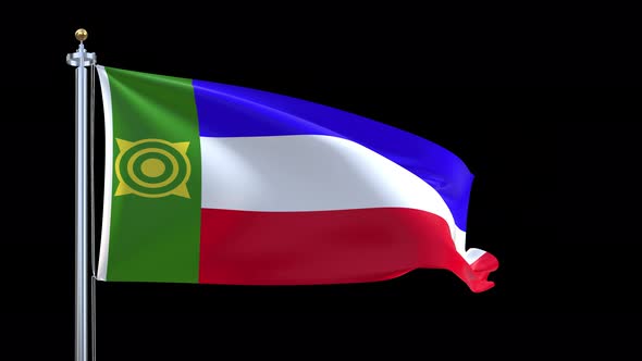 Khakassia Waving Flag