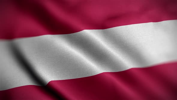 Austria Flag Textured Waving Close Up Background HD