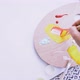 Woman Mixes Paint on Palette and Applying on Paper - VideoHive Item for Sale