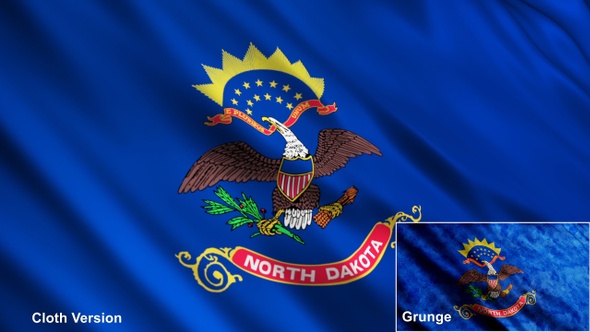 North Dakota State Flags