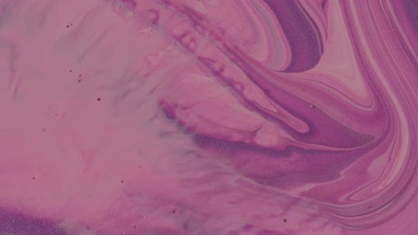 Shades of purple color gradient. Liquid shiny cosmetics. Abstract movements