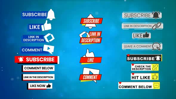 Youtube Subscribe Button Pack