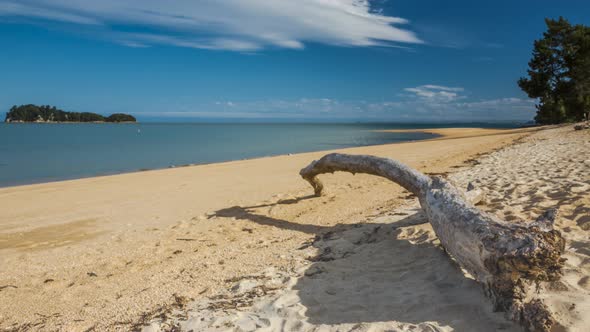 Beautiful summer beach timelapse