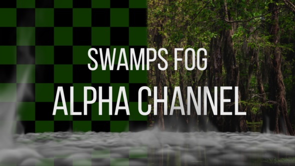 Swamps Fog Smoke Alpha 4k