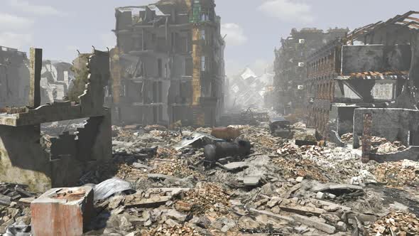 City Destroyed by War