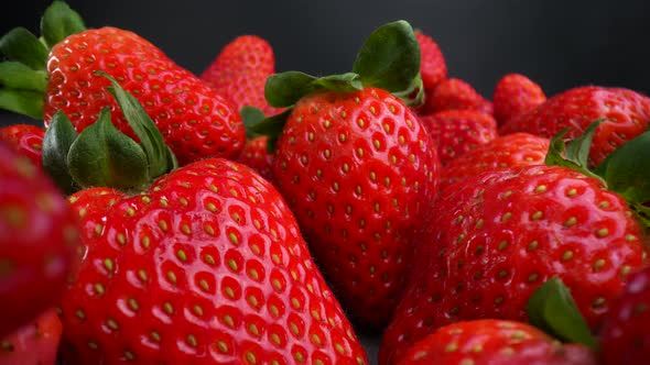 Fresh Ripe Red Strawberries 02